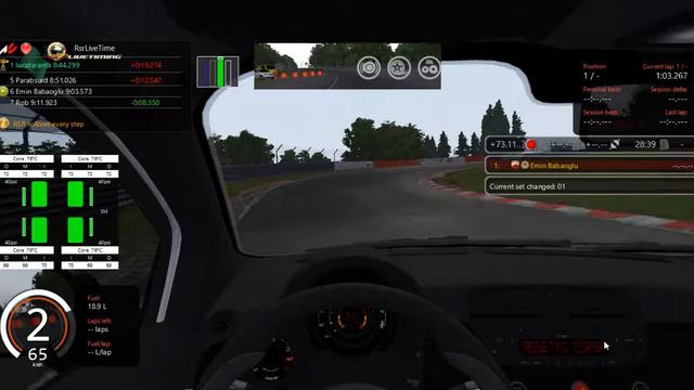 Assetto Corsa PC Abarth 500 S1 on Nordschleife with Xbox 360 Gamepad смотреть онлайн