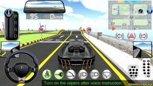 Korean Car Driving Simulator - #Lamborghini - Test Course - Driver's License Examination Gameplay