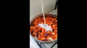 3425 Вкусное овощное рагу с чесночным соусом и сыром! Свекла капуста картошка лук чеснок семечки сы