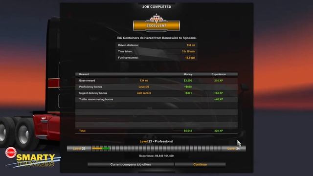 SmartyTruckers | Sawdust Panels delivered from Spokane to Sandpoint Gameplay смотреть онлайн