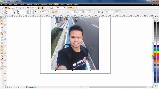 Cara menghapus Background Foto dan menambahkan garis pada pinggiran Foto di Coreldraw X4 смотреть онлайн