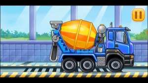 Бетономешалка и бортовой грузовик