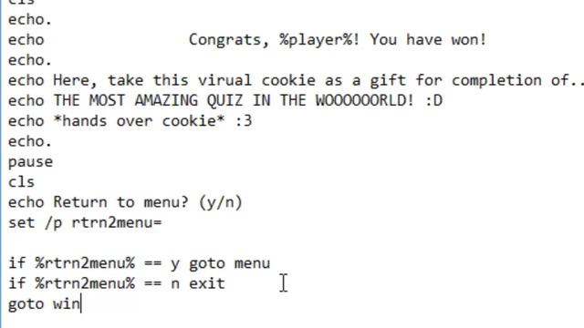Programming Tutorial - How to make a game in Notepad #4 смотреть онлайн
