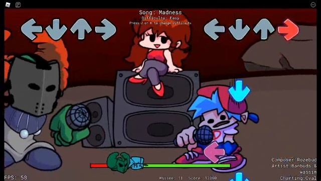 Играю в Friday Night Funkin' Roblox Клоун мод (CLOWN mod) смотреть онлайн