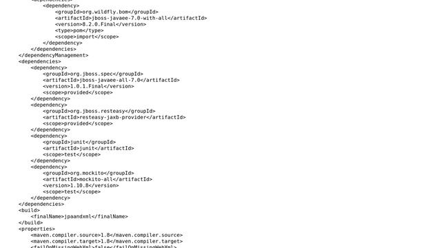 Code Review: JavaEE 7 with JPA (Hibernate) and JAX-RS (RestEasy)