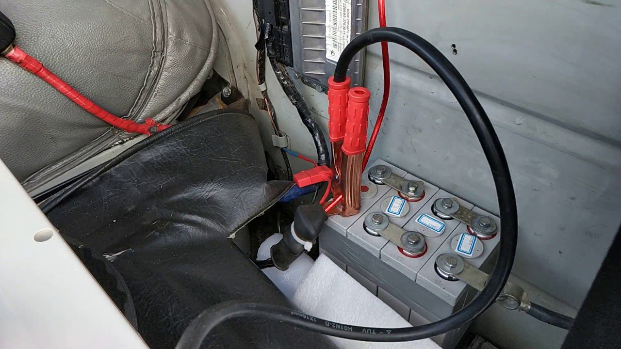 Тяговый Литиевый аккумулятор, запуск двигателя. Литий порвал свинец смотреть онлайн