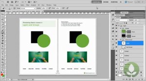 Beginners Web Design Basic Photoshop | 5. Layers And Groups