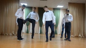 немножко ностальгии.танец парней.выпуск 2015-2016. танец парней. сш№14 г. Брест