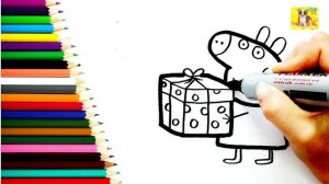 Как нарисовать Свинка Пеппа.Просто рисовать Свинка Пеппа#милыерисунки