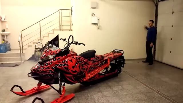 Наклейки на BRP ski doo Summit 2018 motonakleyka.ru смотреть онлайн