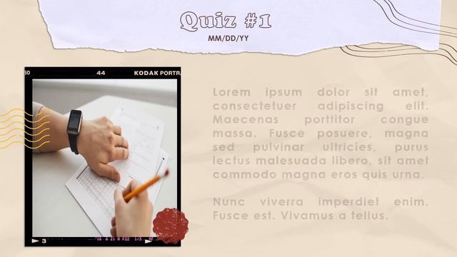 Aesthetic Scrapbook | E-Portfolio | PowerPoint Template | JemnJar смотреть онлайн