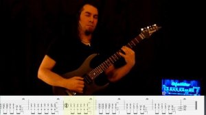 Solitude (joe Satriani ) guitar cover with on-screen Tabs