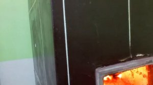 Кирпичная печь в гараж.Работа в реальных условиях