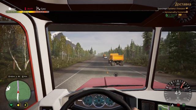 Alaskan Road Truckers Везем поломка радиатора, коробки передач ( Прохождение )