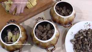 Потрясающе вкусное блюдо ЖАРКОЕ В ГОРШОЧКАХ / Просто, но так Вкусно!