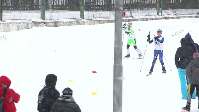 Лыжное будущее Москвы 2016 забег девочки 11 лет