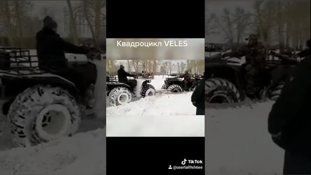 Зимние покатушки на квадроцикле ВЕЛЕС