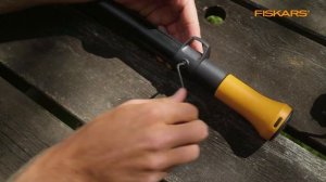 How to change the rope in the Fiskars tree pruner UPX86
