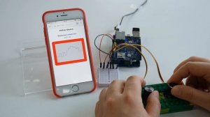 Etch A Sketch with PHPoC Shield for Arduino on Web (HTML5 Canvas)