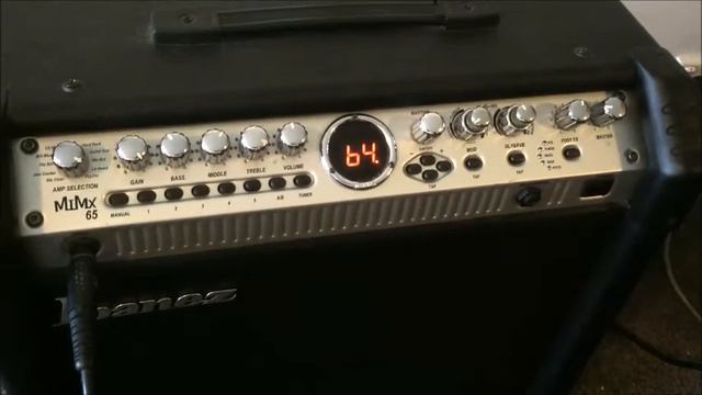 Ibanez MiMX 65 modelling amp with internal Zoom processor смотреть онлайн