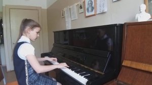 Ф. Бургмюллер. Этюд "Кавалькада" соч. 100 № 24. Исп. Князева Анна