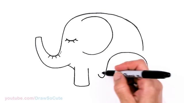 How to Draw Elephants Easy ?Mommy and Baby смотреть онлайн