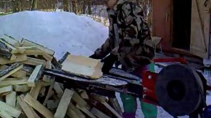 самодельный бензиновый дровокол 2