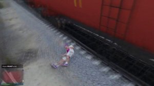 Video Guide. Как залезть на поезд в GTA V "How to get into the train in GTA V" (PS4)