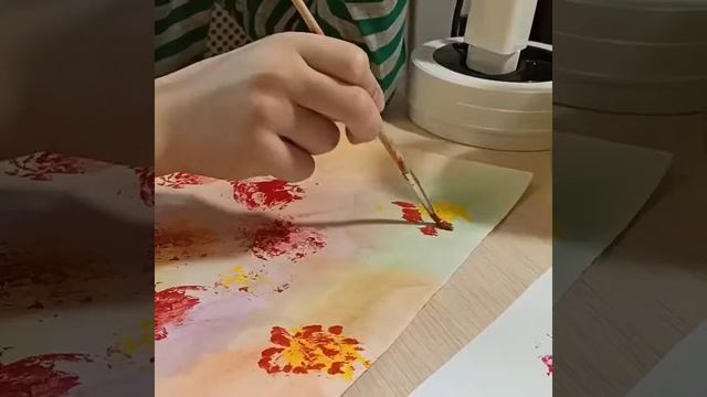 Мастер класс рисование мятой бумагой смотреть онлайн