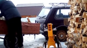 Комель на дровоколе из Леруа Мерлен. ч2