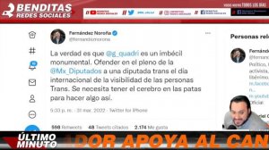 NO LA LIBRA QUADRI ¡ AL FIN PASO AUTORIDAD VISITA AL DIPUTADO LE DEJA ADVERTENCIA UNA MAS y SE VA !