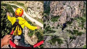 МОИМИ ГЛАЗАМИ. РОУП ДЖАМПИНГ. ЗИПЛАЙН