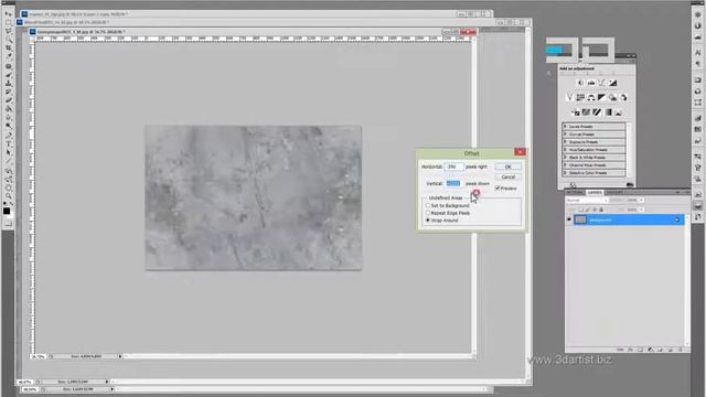 3Ds Max. Бесшовная текстура. Быстрый способ создания в Photoshop. смотреть онлайн
