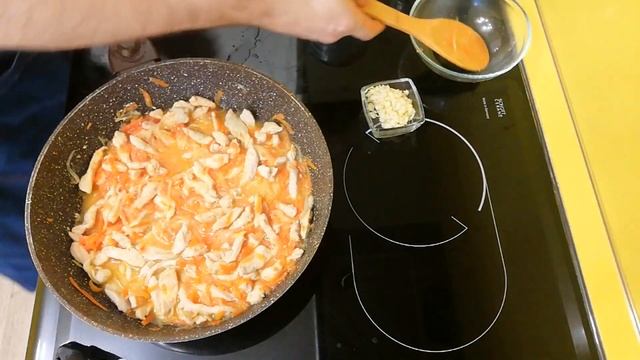 Подливка из Куриного филе с овощами. Как За 30 минут накормить все семейство.
