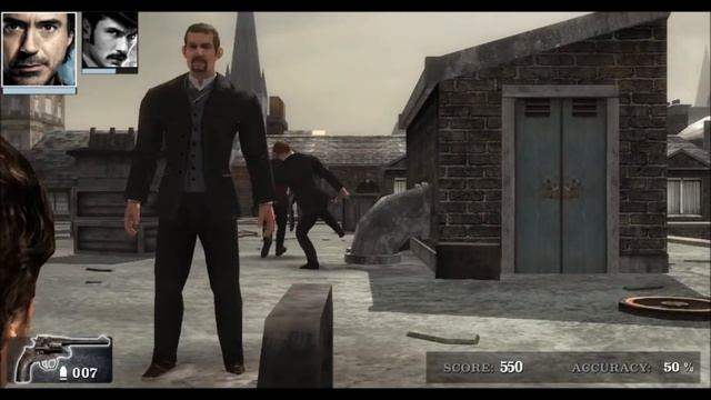 Sherlock Holmes: A Game of Shadows - Checkmate - Gameplay Part 2: London Rooftops смотреть онлайн