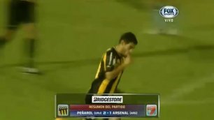 Peñarol vs Arsenal de Sarandin 2-1 Copa Libertadores 2014