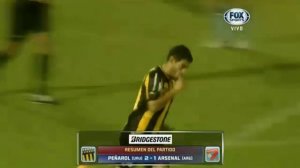 Peñarol vs Arsenal de Sarandin 2-1 Copa Libertadores 2014