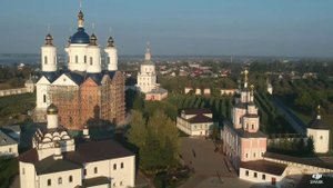 Полет на квадрокоптере DJI Spark на Свенском монастыре г. Брянска