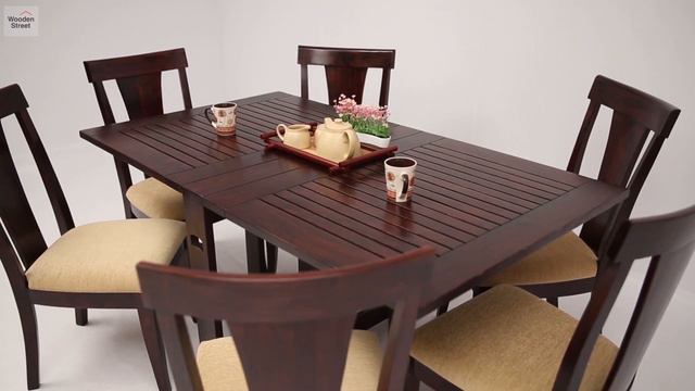6 Seater Dining Table Set – Buy Best 6 Seater Dining Set Online @ Wooden Street смотреть онлайн