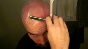 Head Shave Dovo Shavette Green Insert Second Pass