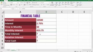 Ms-Excel 2016 in Telugu 32(Prob-10- Financial Problem) (www.computersadda.com)