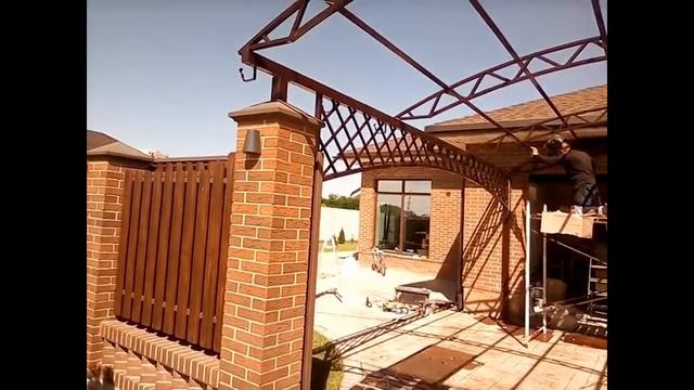 Навес №23 своими руками. Как заработать деньги сваркой. смотреть онлайн