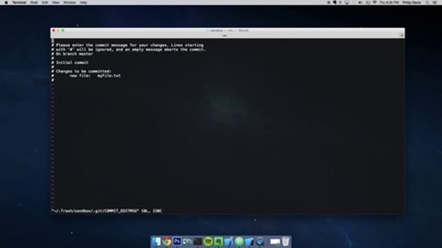 Git Tip: Commiting with Vim смотреть онлайн