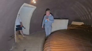 Баня из глины "Кружева" для Американца, в банном комплексе Гуси-Лебеди