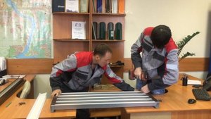 Обучение по монтажу ламелей. Забор жалюзи.