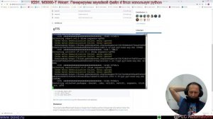 К231. М3000-Т Инсат. Генерируем звуковой файл в linux используя python