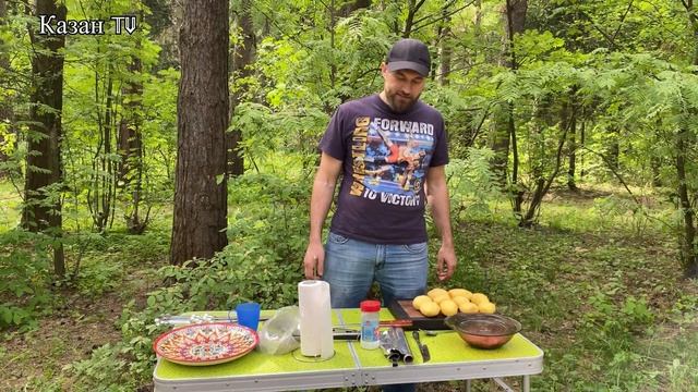 Баранья шея. Простой и вкусный рецепт вместо шашлыка!!! На гарнир шашлык из картошки с курдюком.