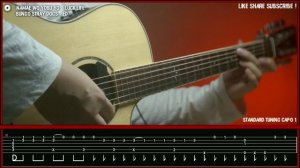 Bungo Stray Dogs ED - Namae Wo Yobu Yo - FINGERSTYLE GUITAR TAB/TUTORIAL