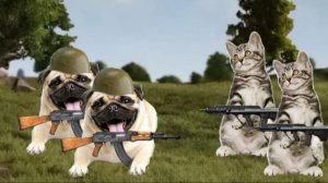 Сериал Война мопсов и котов | Анимация Мопсы 
Артелерия на подходе