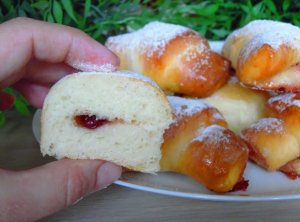 Вкусные рогалики с начинкой